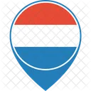 Caribe Holanda Bandeira Ícone