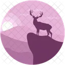 Caribou Reindeer Deer Icon