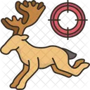 Caribou Hunting Antlers Icon