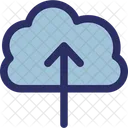 Caricamento Nel Cloud Cloud Computing Cloud E Segno Di Caricamento Icon