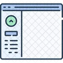 Wireframe Del Sito Web Carica File Importa File Icon