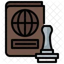 Carimbo de passaporte  Icon