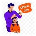 Caring dad  Icon