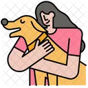 Caring Dog Icon