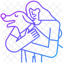 Caring Dog  Icon