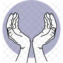 Caring Hand Taking Care Fingers Icon