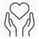Heart Hands Love Icon