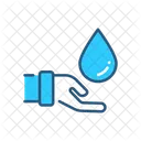 Caring Save Water Water Drop Icon
