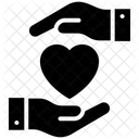 Caring Heart Care Romantic Symbol Icon