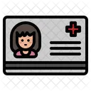 Tarjeta De Identidad Medica Tarjeta De Medico Tarjeta Icono