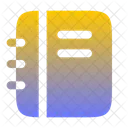 Cahier Ordinateur Portable Livre Icône