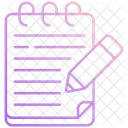Carnet De Notes Icône