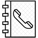 Carnet de contacts  Icône