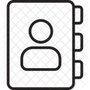 Carnet de contacts  Icône
