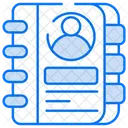 Carnet de contacts  Icône