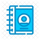 Carnet de contacts  Icône