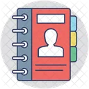 Carnet de contacts  Icône
