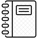 Carnet De Croquis Cahier Livre Icône