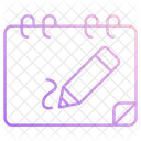 Carnet De Croquis Icône