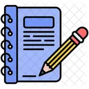 Carnet Pages Notes Icône