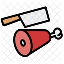 Carnicero Carne Comida Icono