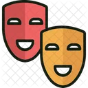 Carnival Comedy Symbol Movie Masks Icon