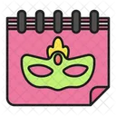 Carnival Day Calendar Icon