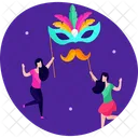 Carnival Celebration Dance Carnical Party Icon