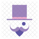 Carnival Costume Hat Mustace Icon