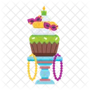 Carnival Cupcake  Icon
