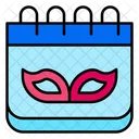 Carnival Festival Carnival Day Calendar アイコン
