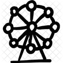 Carnival Sky Wheel Fun Icon