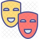Carnival Comedy Symbol Movie Masks アイコン