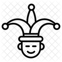 Carnival Clown Party Icon