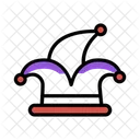 Carnival Clown Hat Icon