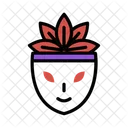 Carnival Feather Mask Icon