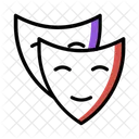 Carnival Masks Face Icon