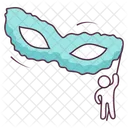 Face Mask Carnival Mask Props Icon