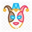 Festival Mask Italian Icon