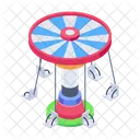 Carnival Swing Swing Carousel Swing Ride Icon