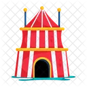 Carnival Tent Circus Marquee Big Top Icon