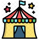 Carnival Tent Circus Circus Tent Icon