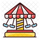Carousel Fairground Amusement Park Icon