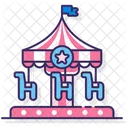 Carousel Amusement Park Icon