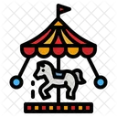 Carousel Merry Go Icon