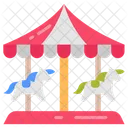 Carousel Merry Go Go Around Icon
