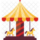 Carousel Horses Fairground Icon