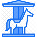 Carousel Horse Amusement Park Carousel Icon