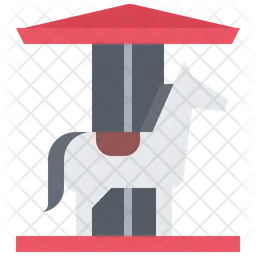 Carousel Horse  Icon