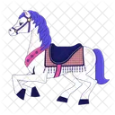 Carousel horse attraction  Icon